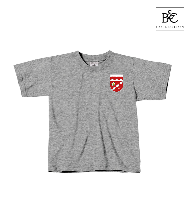 B&C Kinder T-Shirt Sports Grey "Anton"