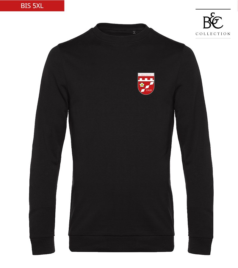 B&C Herren Sweatshirt Black Pure "Anton"